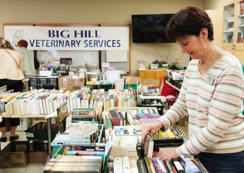 Cochrane Humane Society book sale.