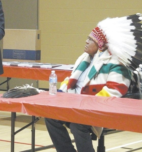 Chief Ernest Wesley&#8217;s compensation for 2015 has been compared to that of out-going Prime Minister Stephen Harper&#8217;s remuneration. Stoney Tribal Administrator Ken