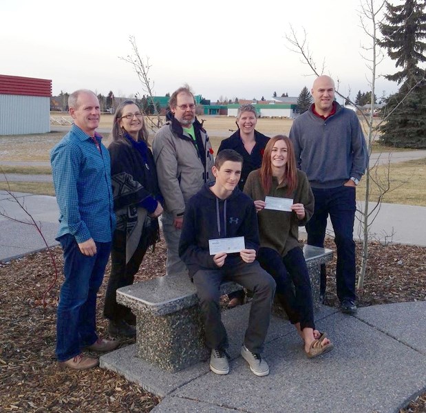 Cochrane High School students and teachers won $1,000 for sustainability initiatives after winning the e-waste challenge by collecting 4,792 kilograms of unwanted electronics 