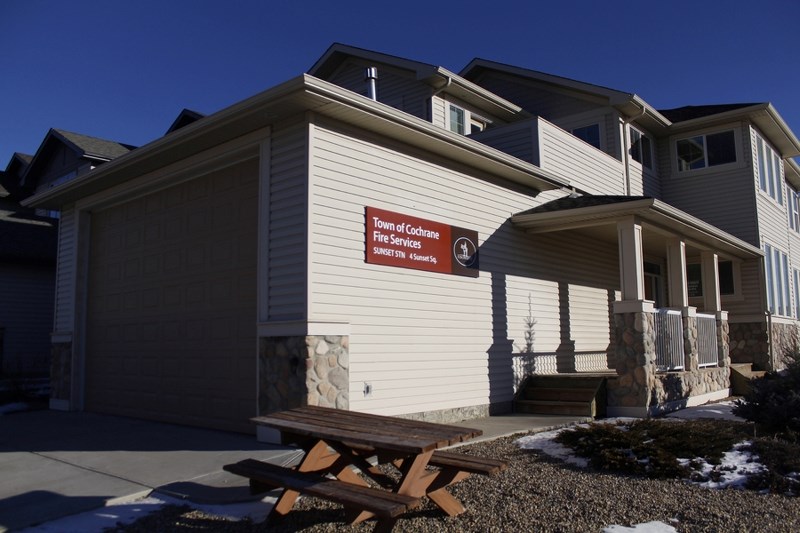 The Town of Cochrane has vacated its unstaffed fire hall in the Sunset neighbourhood.