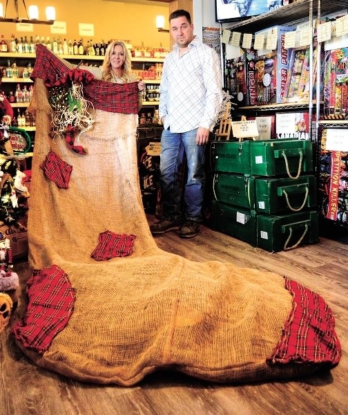 Ghost Station owners Corleen Schultz and Mike Mondor are hoping to stuff this year&#8217;s stocking as full as last year&#8217;s to help deliver Christmas to those less