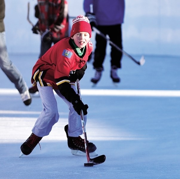 Getting in shape, and staying that way, is as easy and inexpensive as getting out into Cochrane on a sunny day and walking your dog, going for a jog or hitting the ice for