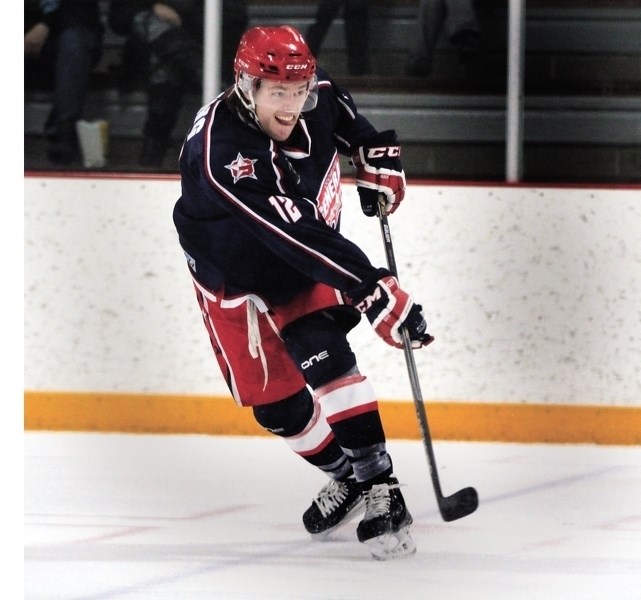 New Cochrane Generals forward George King continued his stellar form over the weekend, picking up a goal and assist against Strathmore Wheatland Kings on Jan. 29.