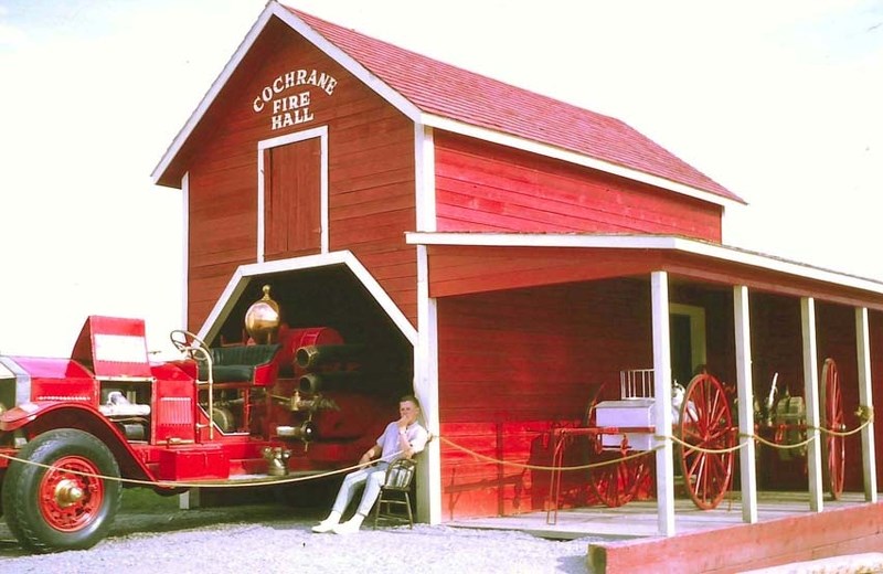 The original Cochrane Fire Hall was built April 15, 1909, by Robert Chapman.