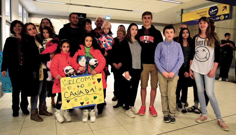 Cochrane welcomed it&#8217;s newest residents at Calgary International Airport on Feb. 9. The Kumous family can finally call Cochrane home after a tumultuous journey from