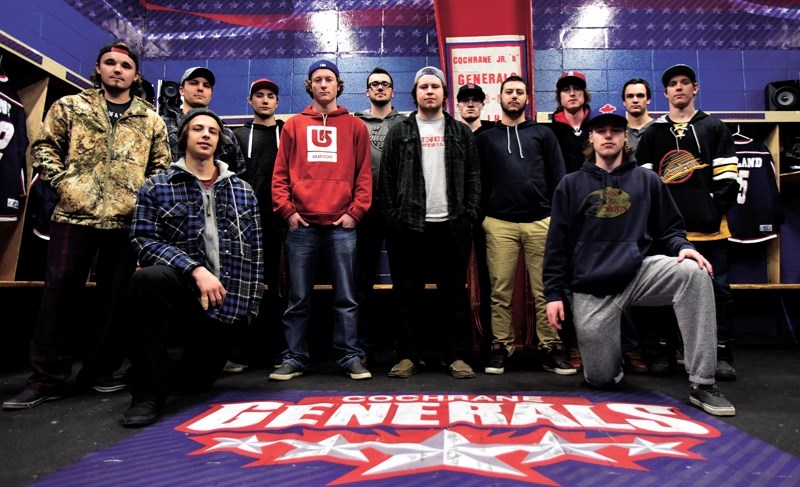 The Cochrane Generals put a lot of work into their dressing room, making it their own. The team showed it off on Feb. 11, prior to a practice.