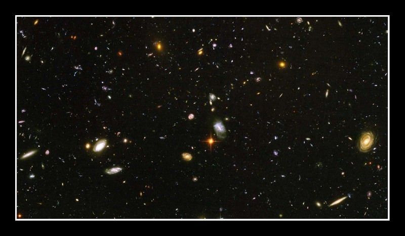 Each dot in this detail from the Hubble Ultra Deep Field image is one of the billions and billions of galaxies beyond our own Milky Way Galaxy, each containing billions and