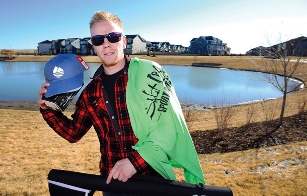 Andrew Watson of Shoreline Risers Guiding Company is helping with Cochrane&#8217;s community cleanup on April 23.