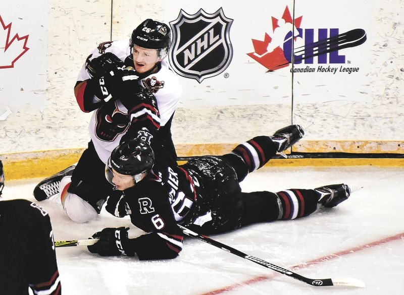 Cochranite and rookie Calgary Hitmen forward Andrew Fyten played some spirited hockey against the Red Deer Rebels, but it wasn&#8217;t enough to finish the task on April 1,