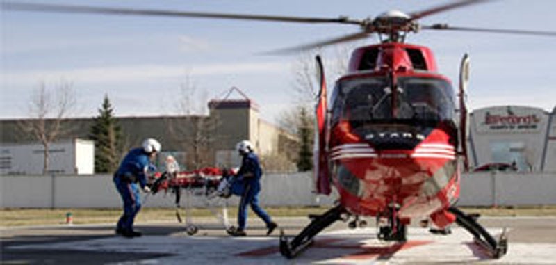 The Rotary Club of Cochrane and the Kimmett Foundation recently donated $68,000 to STARS Air Ambulance for the purchase of airborne ultrasound equipment.