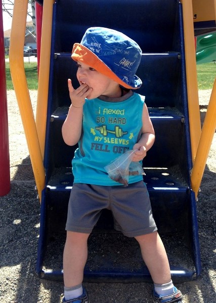 Matthew Connor wearing one of his many hats.