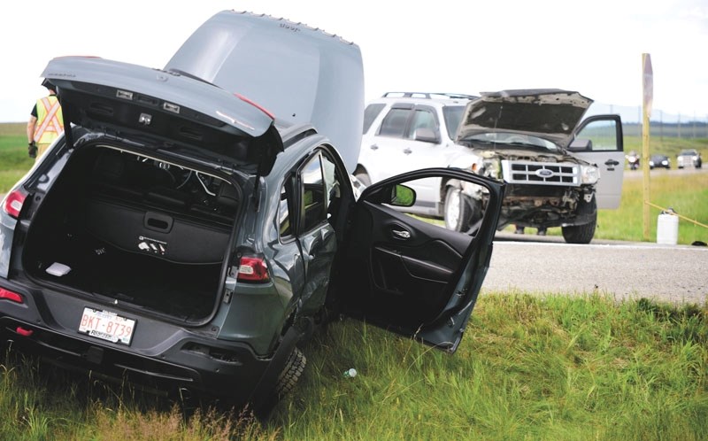 Emergency crews responded to multiple accidents over the long weekend.