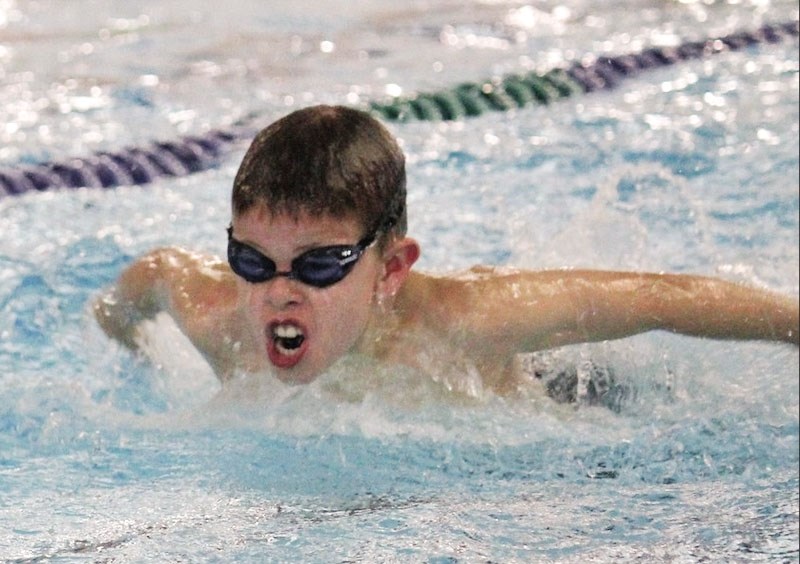 Piranhas swimmer Ben Barclay was one of the standouts at the Calgary Tritons Swim Club Meet over the weekend as he captued two first-place finishes and two third-place