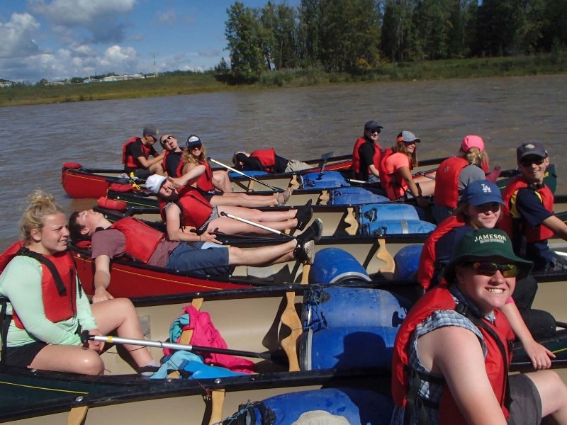 Bow Valley High School Studentswent on an outdoor adventure that helped them bond as a group.