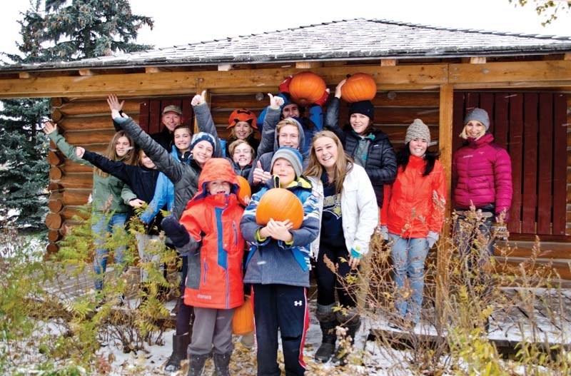 Organizers and students from Rocky View Schools in Cochrane gear up for the second annual Pumpkin Lantern Festival at Cochrane Ranche on Oct. 7.