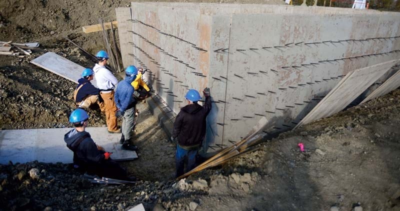 Building Futures cribbing project on October 6.