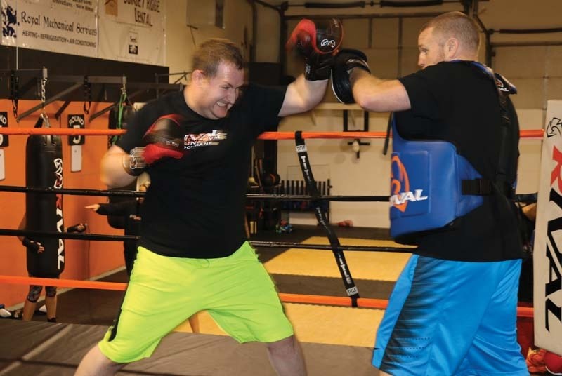 Blake Wilson is a new boxing junky.