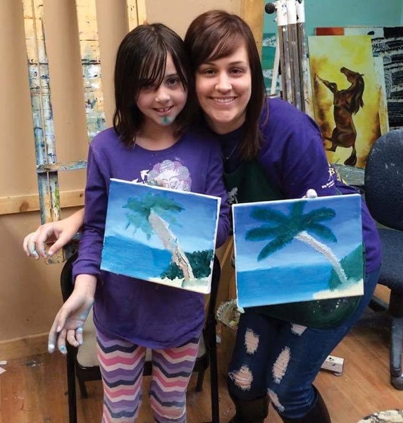 Natonya Fedeyko, 9, and her Big Sister Karli Doucette spend a few hours together once or twice a week.