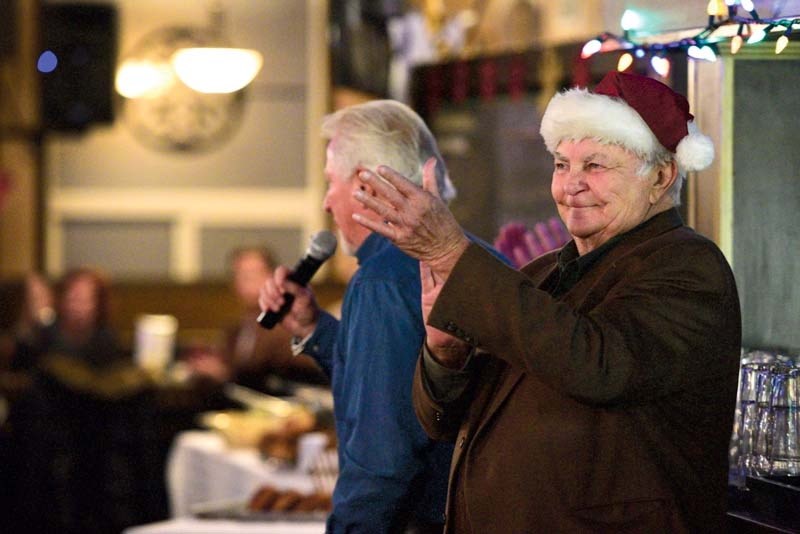 Jack Tennant celebrates with friends and family at Killarney&#8217;s.