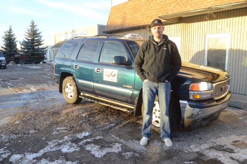 Patrick Wilson, driver and co-owner and of Cochrane-based Taxi 4 U says there&#8217;s nothing to fear from a little competition