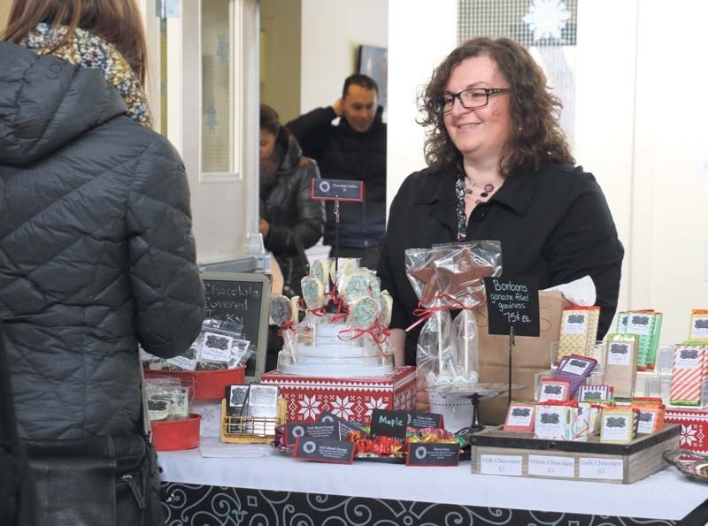 Jana Lescanec experiments with many different flavors to blend with her mainly South American chocolates.