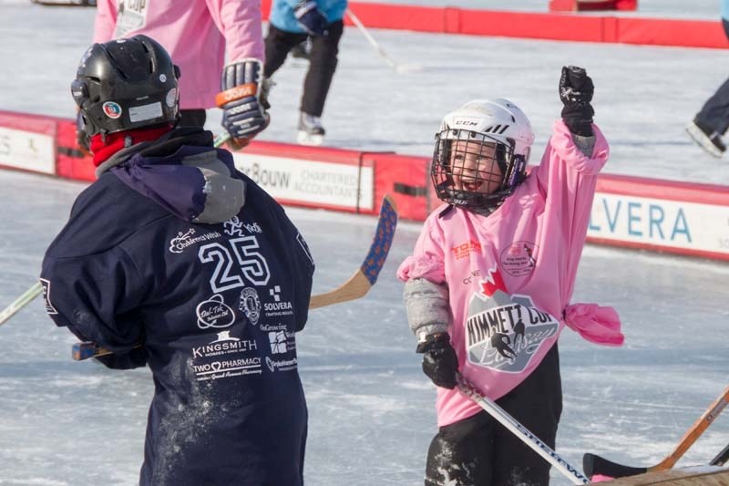 Bennett Rothery scores big at the ninth annual Kimmett Cup on Mitford Pond Feb. 11.