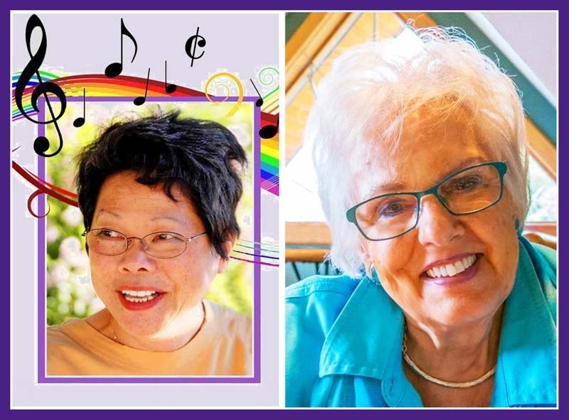The song in Pauline Tan-MacNeill&#8217;s heart (left) inspired author Annette Stanwick (right) with a meaningful way to connect with relative with dementia.