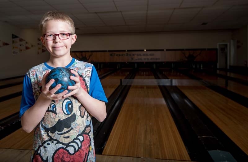 Jordan Loewen, 10, will represent Alberta at the upcoming Youth Bowl Canada national championships in Quebec.