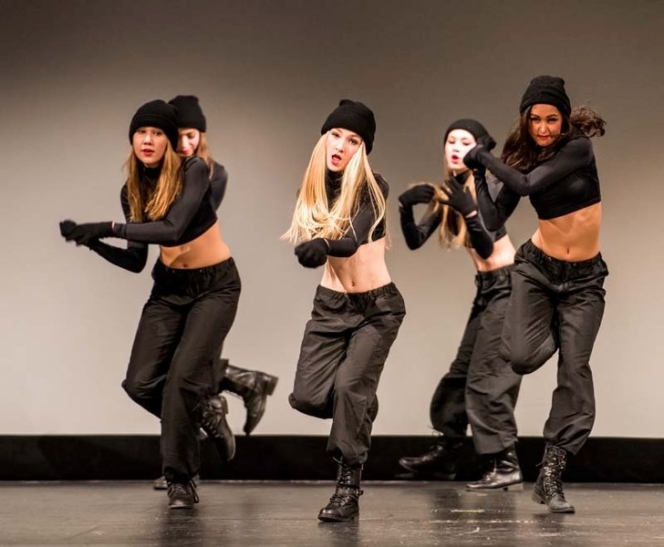 All About the Hunnids performs at the Dance Invasion festival on April 8.