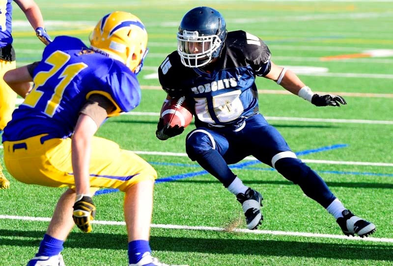 Brad Hillier of the Bow Valley Bobcats is one of five Cochrane football players to make the roster for the Football Alberta all-star south team.