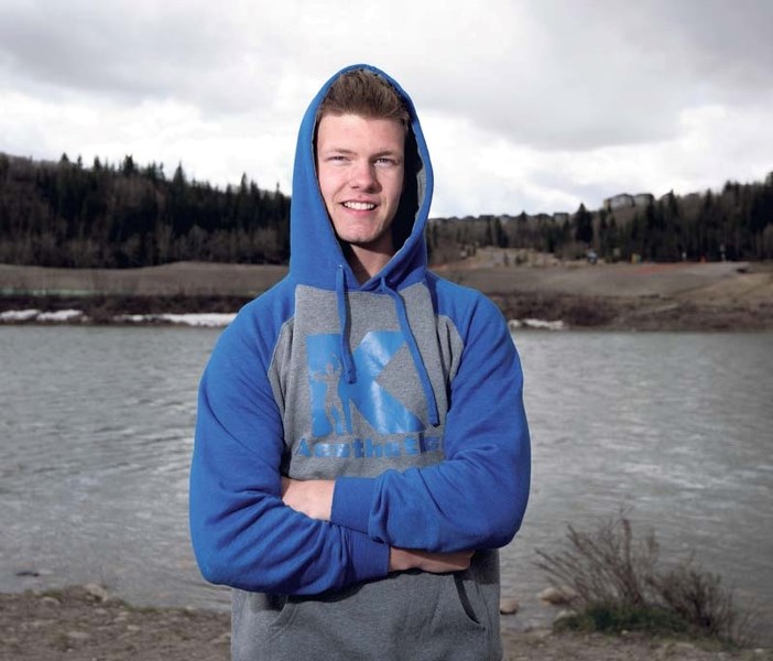 Hockey player Thane Kondrat has started his own clothing line, K Aesthetics.