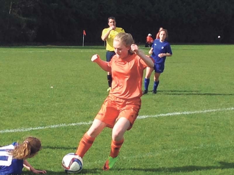 Cochrane player Jamie Rovere showcased her skills at a Vancouver Whitecaps-hosted tournament last month.