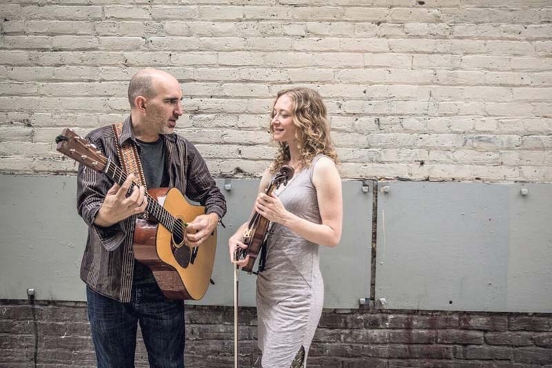 Musicians Dan Frechette and Laurel Thomsen have chemistry both on and off the stage.