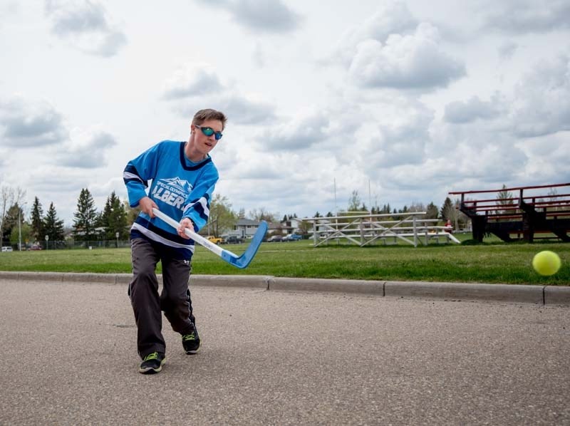 Special Olympian and student Nic Lilly has started a new ball hockey league at Cochrane High School.