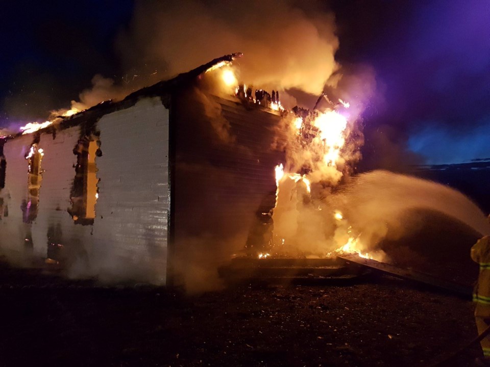 The McDougall Church caught fire in the early hours May 22.