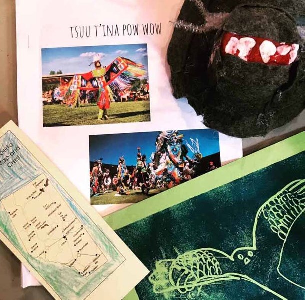 Bragg Creek students have made a brochure to showcase the community.