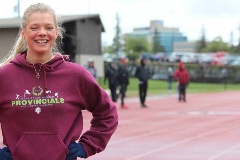 St. Tim&#8217;s senior Sophia Nowicki earned gold in the 3,000 metre and silver in the 1,500 metre races at the CSHSAA divisional meet.