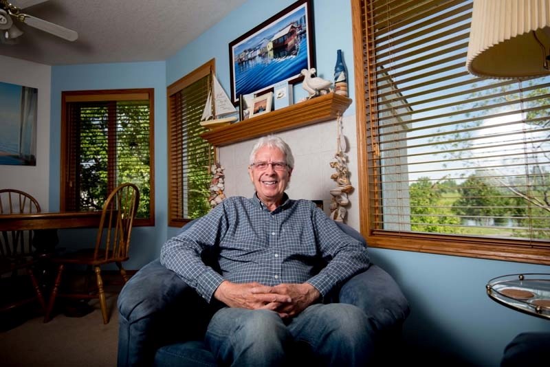 Terrance Haxton in his home in Cochrane on Tuesday, June 6, 2017.