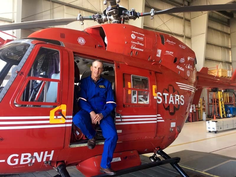 Cochranite Tim Harvie is asking for help to raise $50,000 for STARS with every dollar donated to be matched.