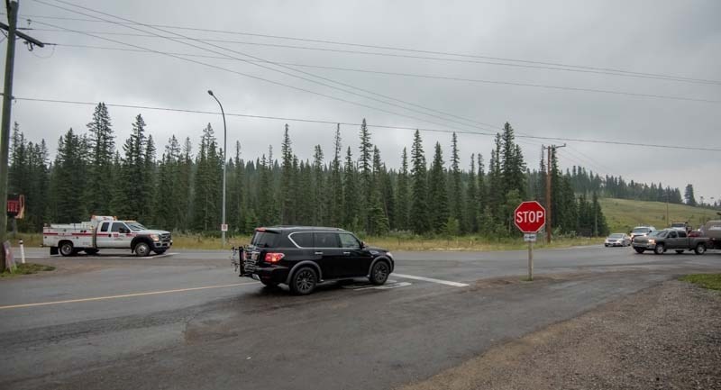 The 4-way intersection at highways 22 and 758 and Balsam Avenue in Bragg Creek poses a major traffic congestion problem at peak times, especially on weekens and during