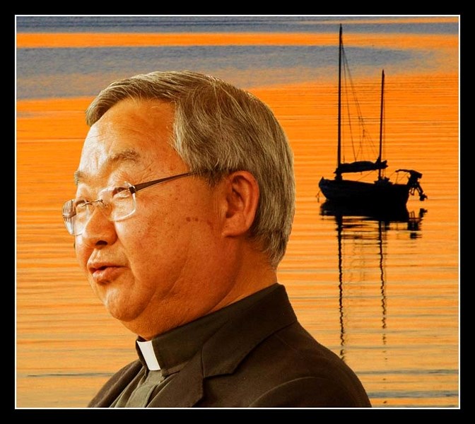Father Andrew Pyon, just-retired pastor of St. Mary&#8217;s Church, Cochrane, journeys into the sunset of one part of his life and into the sunrise of the next.