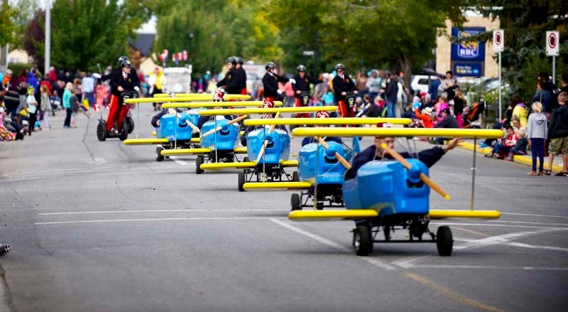 Shriners participate in the 2016 Labour Day parade.