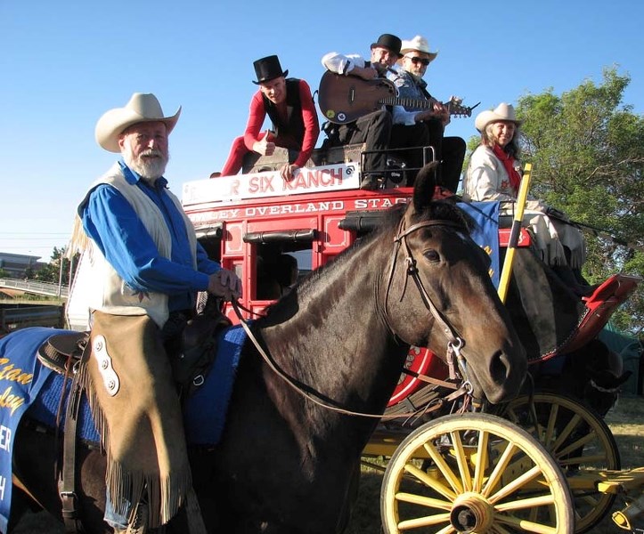 Stan Cowley and his famous stagecoach will be featured in the Labour Day parade on Sept. 4th.