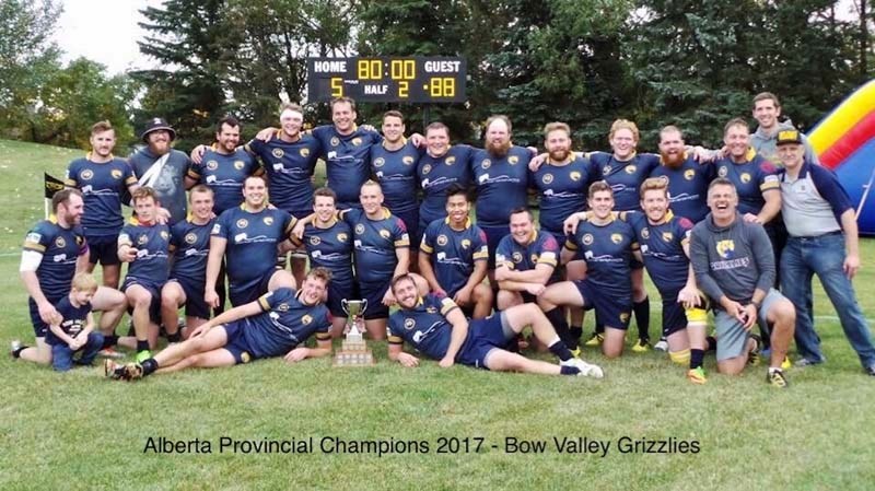 The Bow Valley Grizzlies are provincial champions.