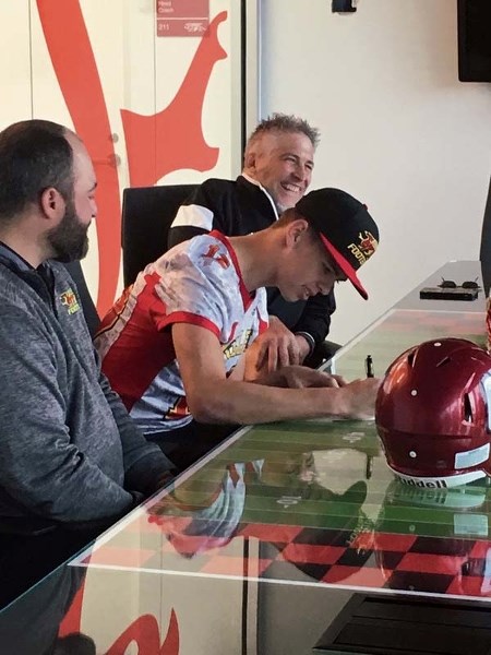 Cochrane Cobras receiver Jack Tocher has committed to play next season with the University of Guelph Gryphons.