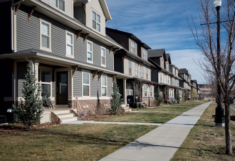Townhome sales are increasing in Cochrane