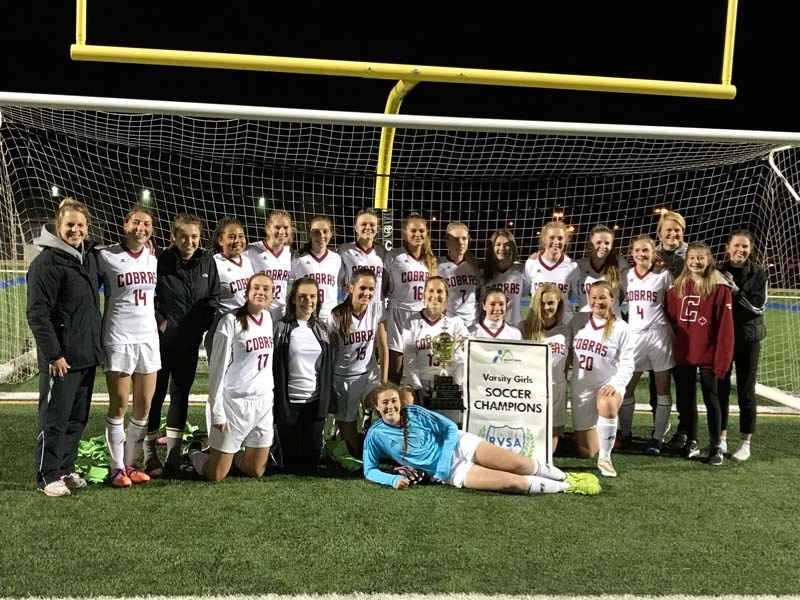 The Cochrane Cobras and Bow Valley Bobcats girls soccer team&#8217;s placed first and third at the RVSA Divisional finals on Oct. 19.