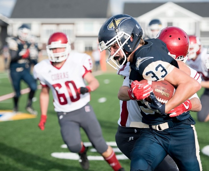 The undefeated Cochrane Cobras and the Bow Valley Bobcats will face off in the Tier 3 provincial qualifier on Nov. 4.