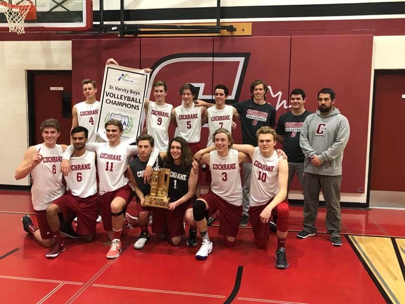 Five Cochrane high school volleyball teams brought home medals with both schools doing well at divisonals.