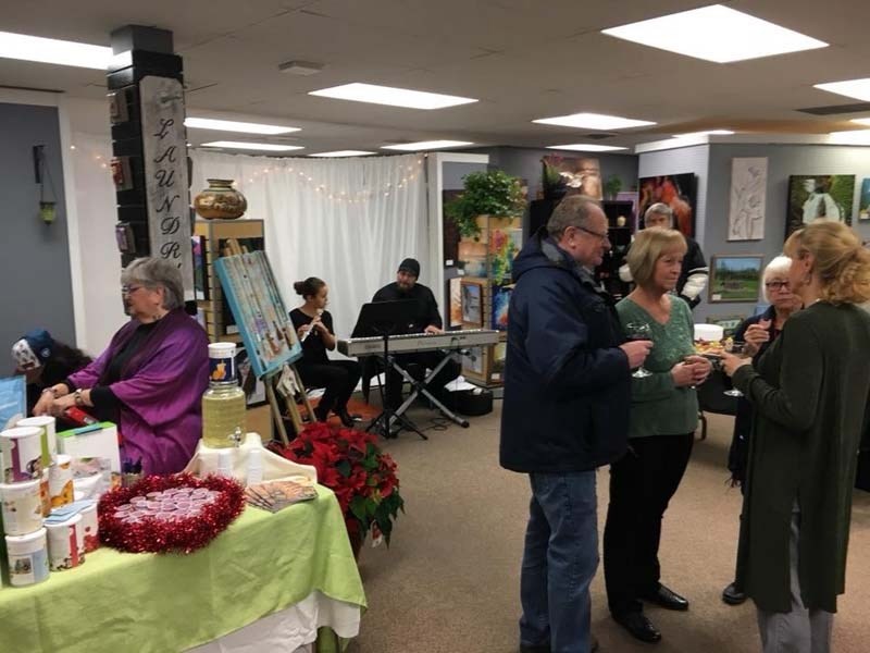 Final Touch Art Studio and Gallery held their first annual Winter Art Show and Sale on Nov. 15.
